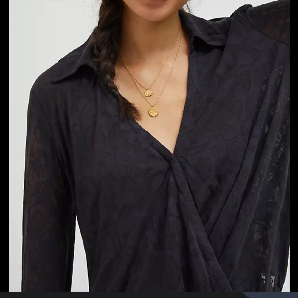 Maeve | Lydia Floral Burnout Top